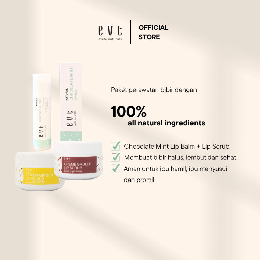 Jual Evete Naturals - Healthy Plumpy Lips Bundle | Shopee Indonesia