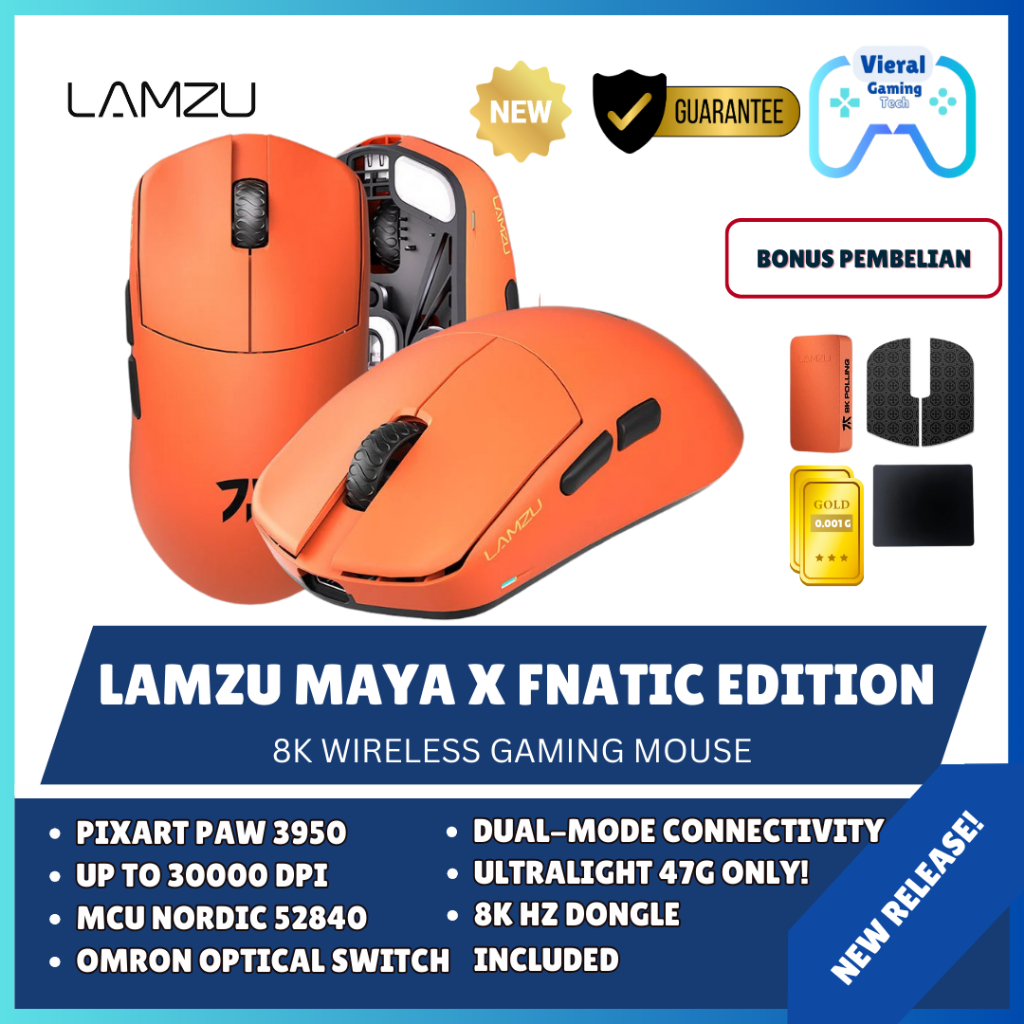 マウス・トラックボール LAMZU MayaX FnaticEdition Amazon.co.jp: FnaticGear Lamzu MAYA X 8K - FNATIC SPECIAL