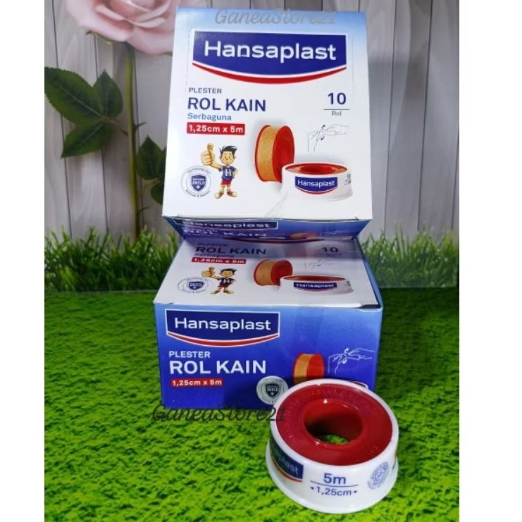 Jual Hansaplast plester roll kain 500cm (1box = 10pcs)/exp 2027 ...