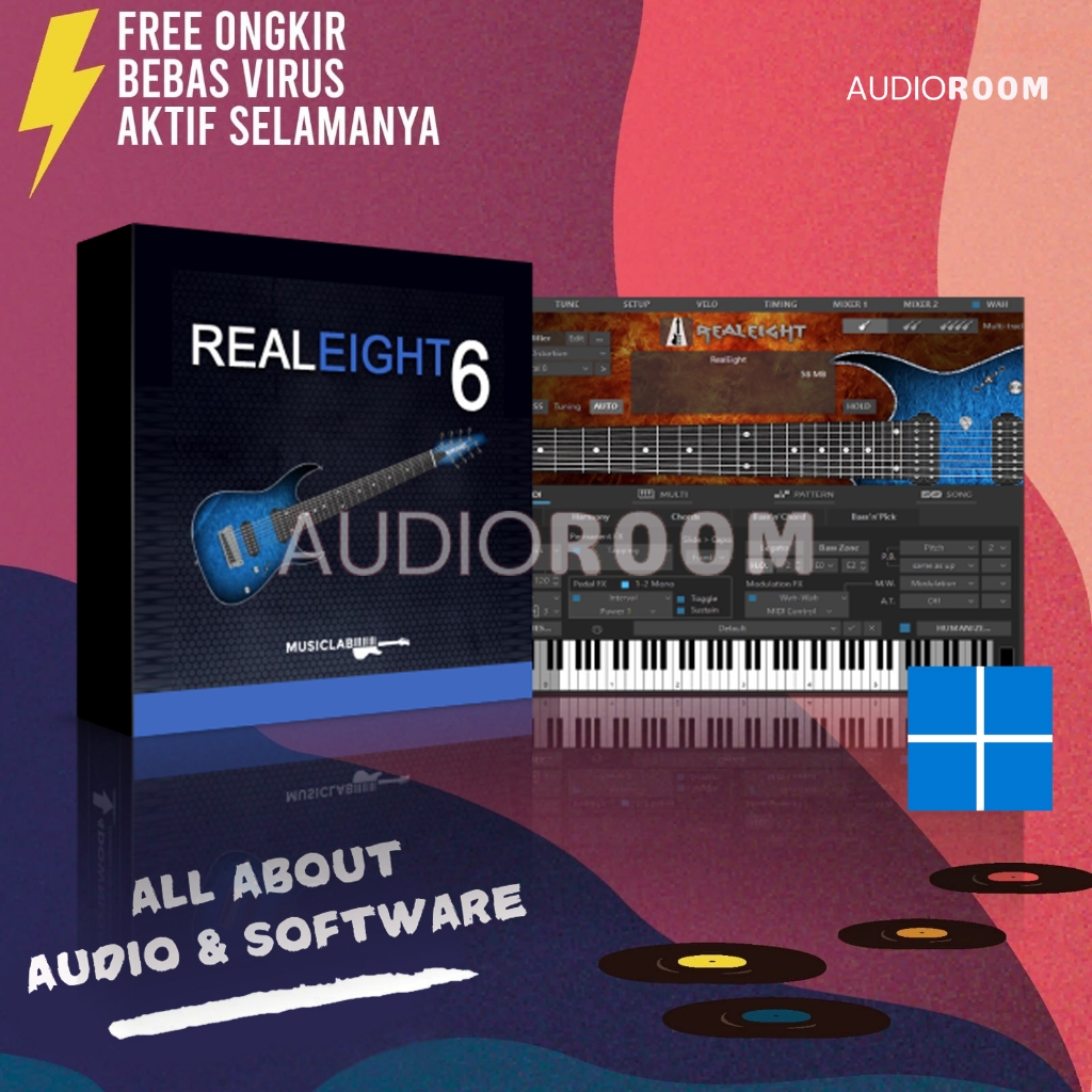 MusicLab RealEight 6 v6.1.0.7549 Windows ( Full Activated )