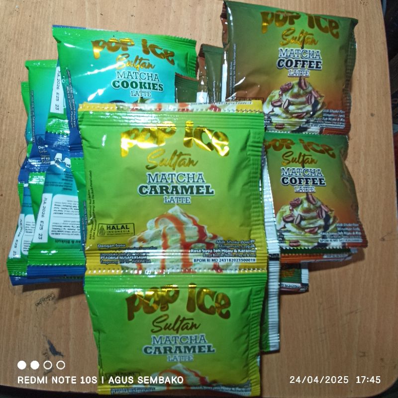 Jual Pop Ice Matcha Terlengkap & Harga Terbaru Agustus 2026 | Shopee ...