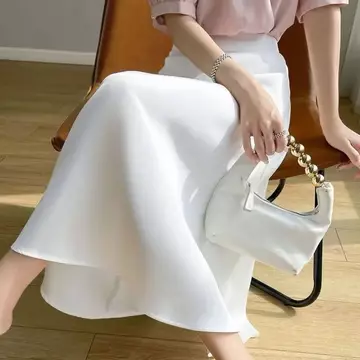 Saten Skirt Rok Wanita Premium Satin Rok Satin Panjang Wanita