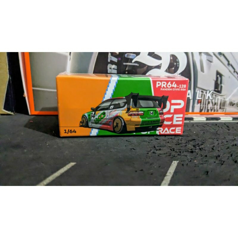 Pop Race Pandem Civic EG6 Dark Chrome TMCS 2025 Exclusive (In-Hand) New PR64-208