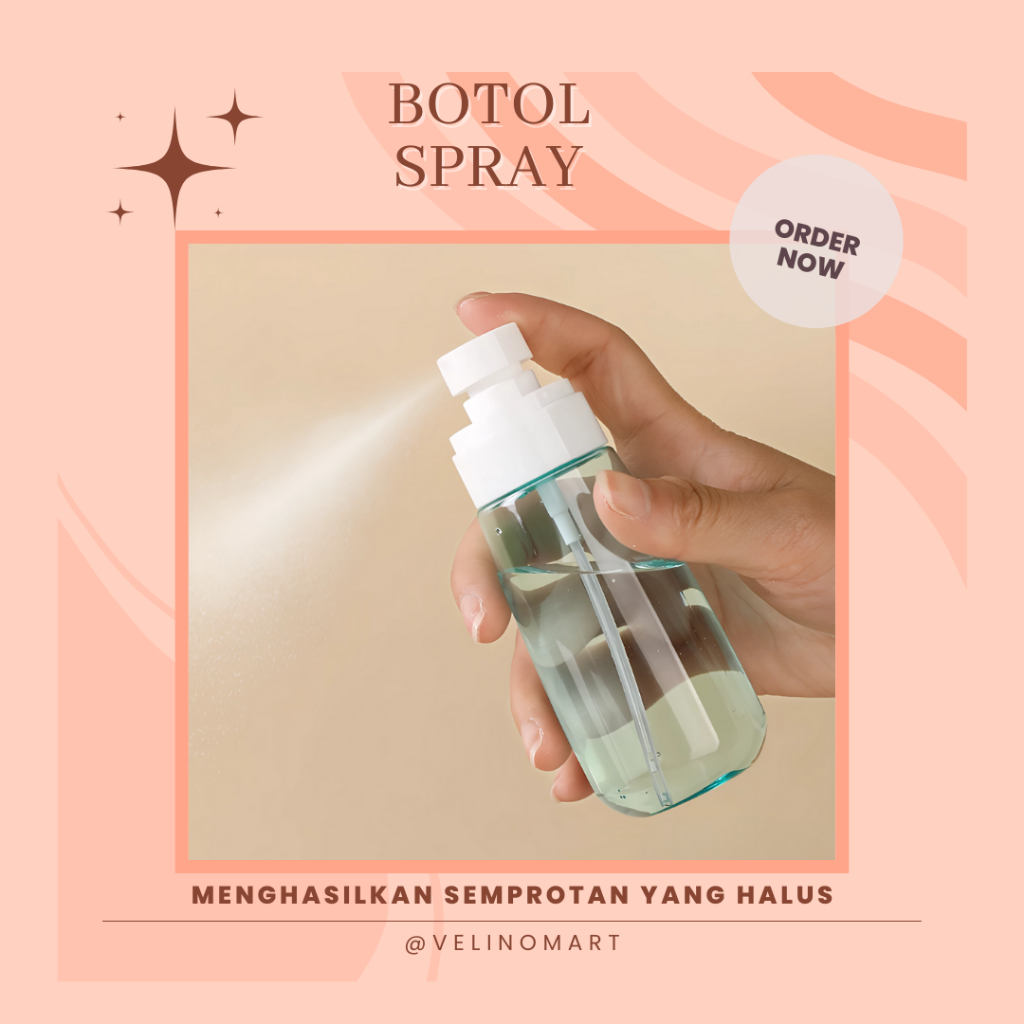 Jual Botol Spray Pump Botol Mist Spray 3 Ukuran Botol Travel Serbaguna ...