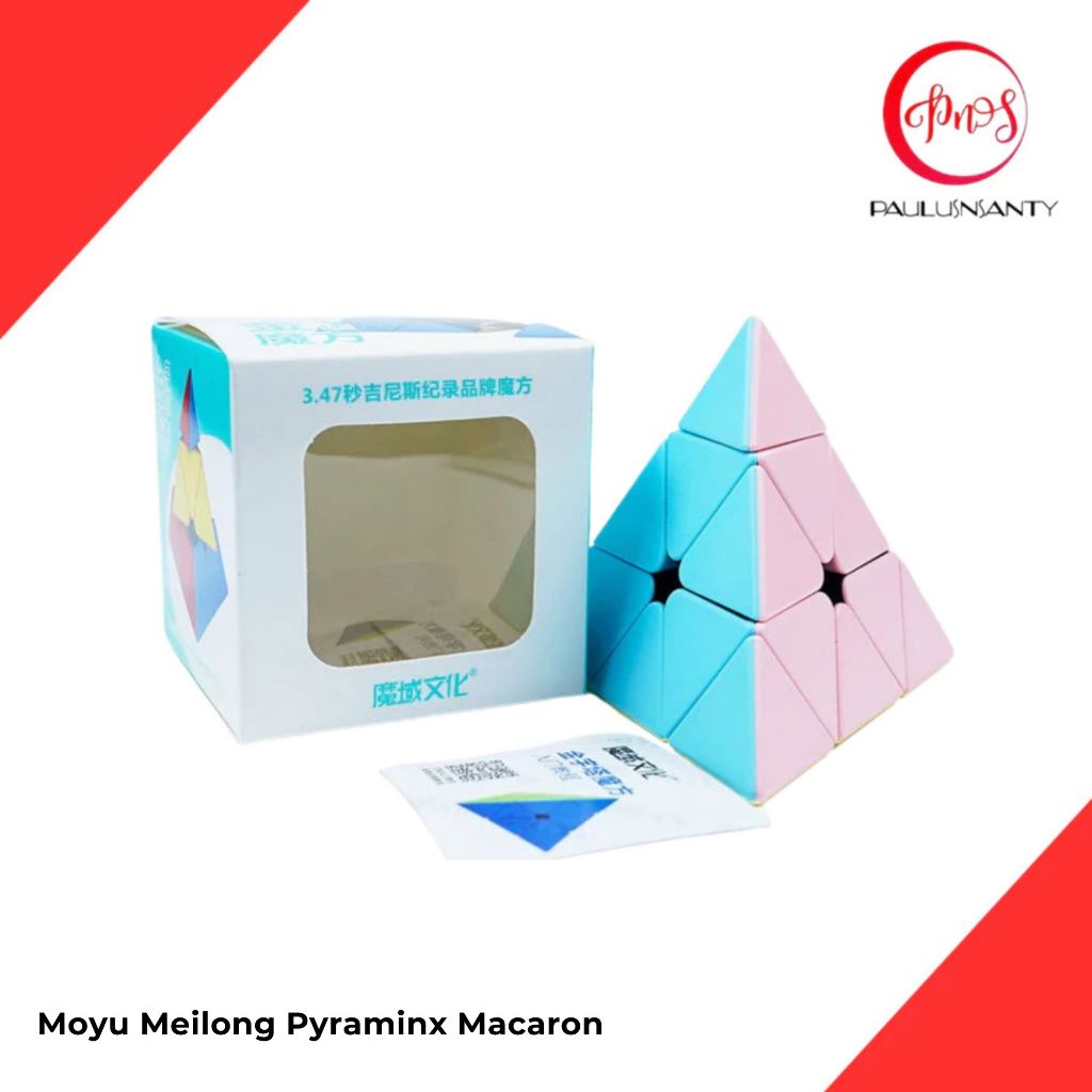 Jual Cube Puzzle Pyraminx Moyu Meilong Pyraminx Macaron | Shopee Indonesia