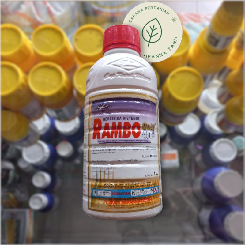 Jual HERBISIDA SISTEMIK RAMBO GOLD 480SL 1L – PENGENDALI GULMA PADA ...