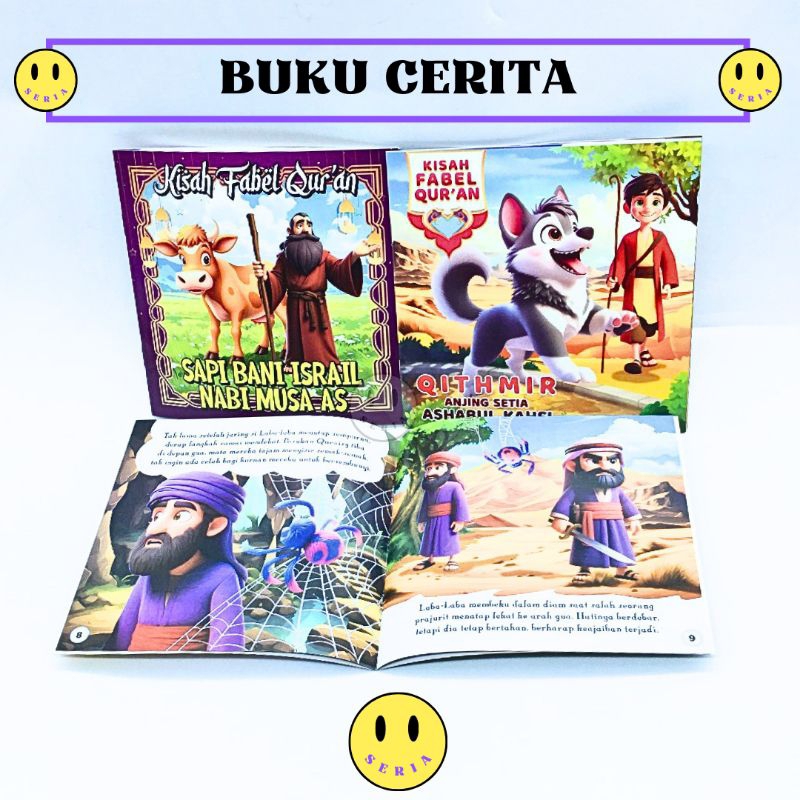 Jual Buku cerita teladan Islam kisah fabel Qur'an mainan edukasi isi 1 ...