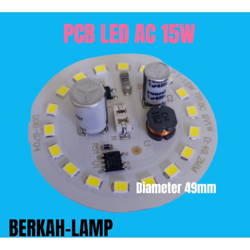 Jual PCB LED AC 15W DIMETER 49mm | Shopee Indonesia