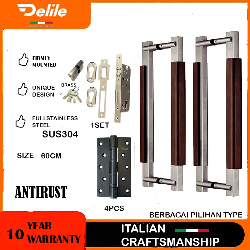 Jual Paket Perlengkapan Pintu / Engsel - Mortiselock - Full Handle MY ...