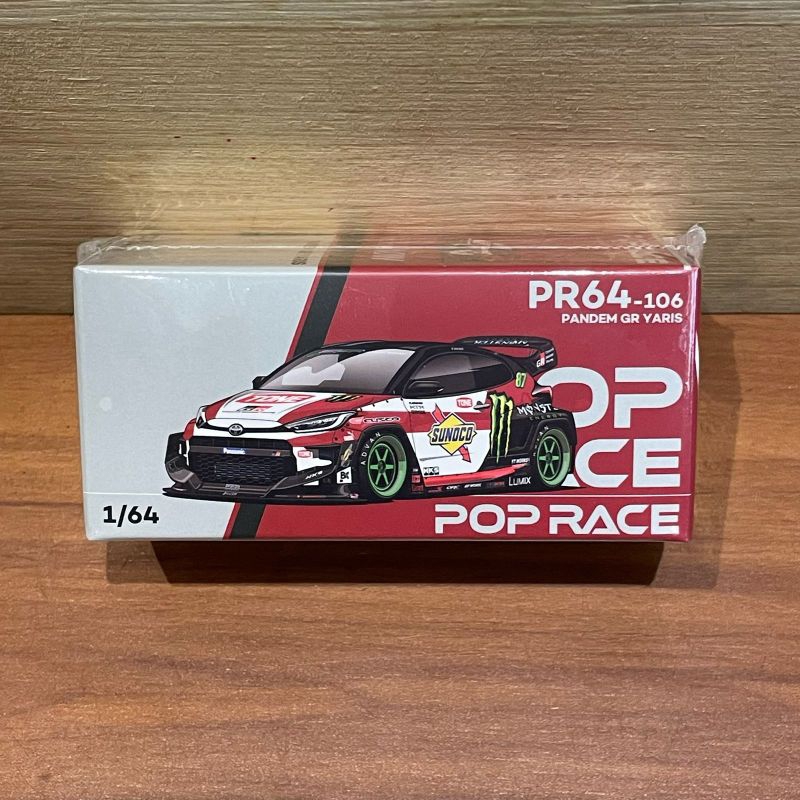 Pop Race 1:64 Toyota GR Yaris PANDEM in Rally Livery