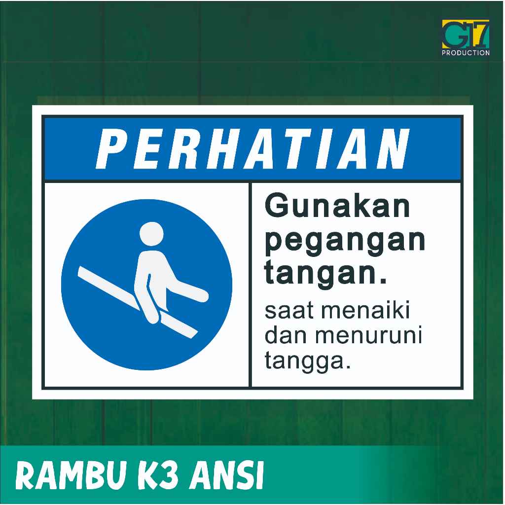 Jual Stiker Safety Sign Rambu K3 Ansi | Shopee Indonesia