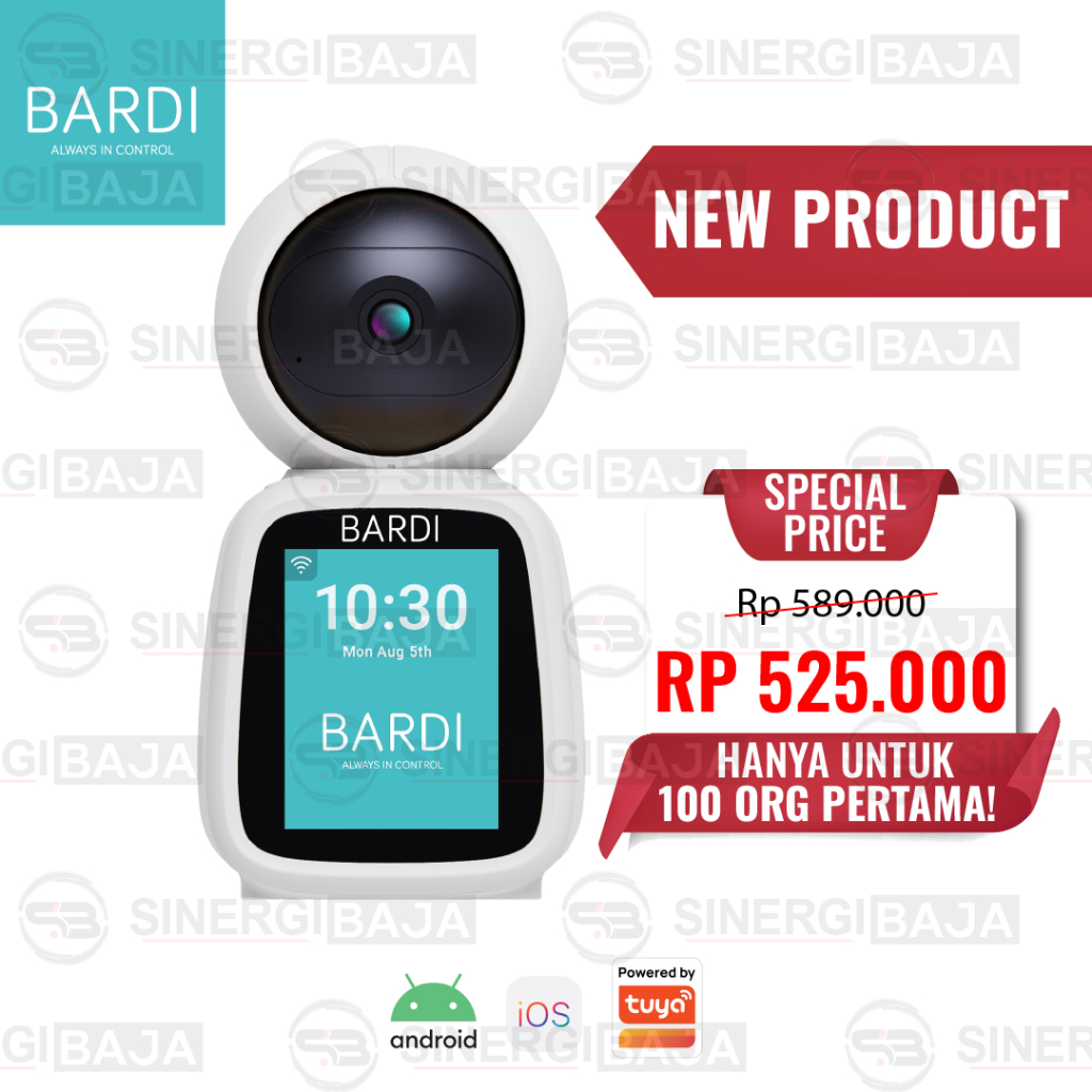 Org Lp Cam Jual BARDI Smart IP Camera PTZ Indoor With Video Call