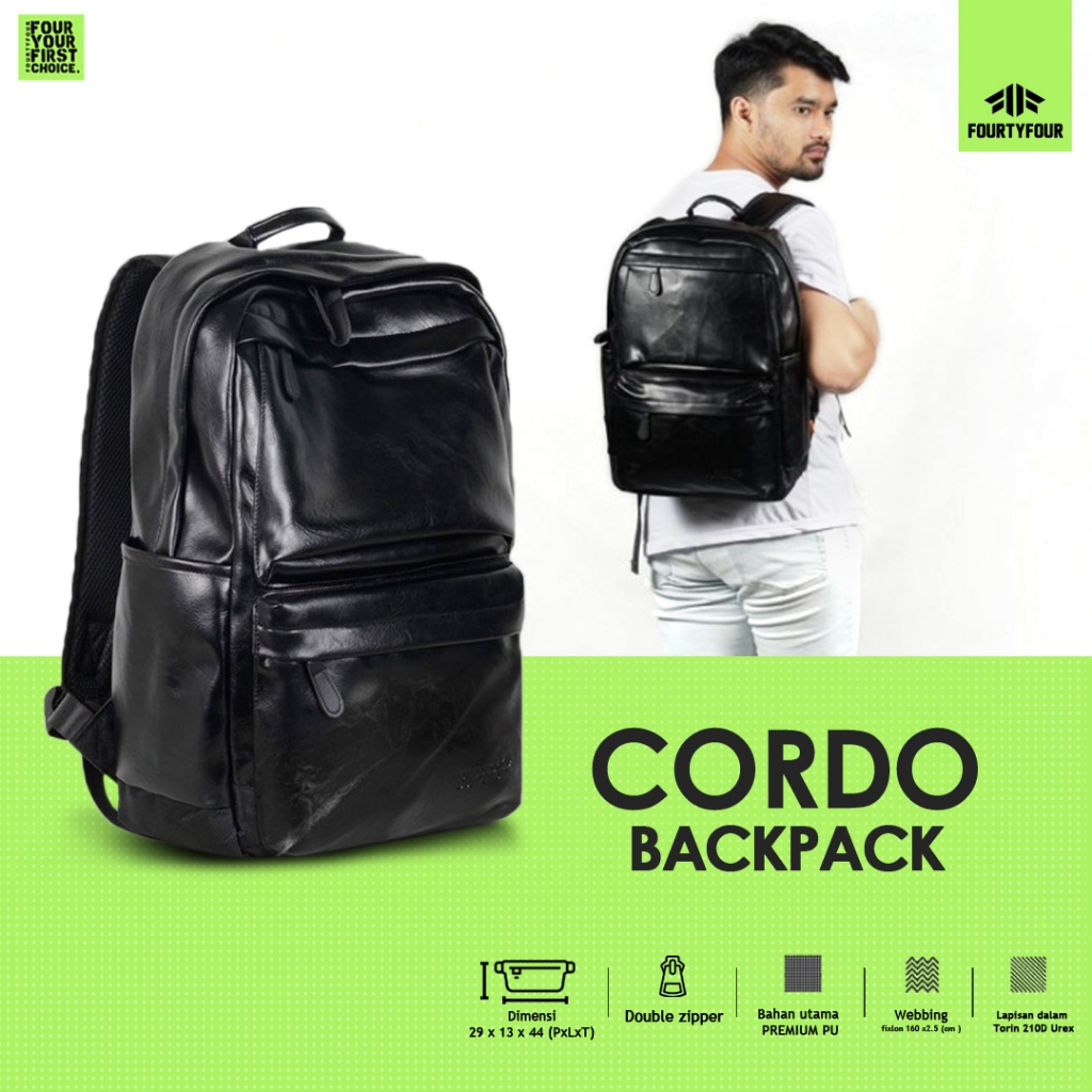 Jual BUFFERS Tas Ransel Kulit Pria Cordo Backpack Kulit Pria | Shopee ...