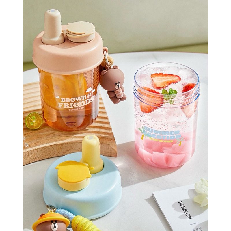 Jual BROWN LINE FRIENDS BOTOL MINUM 400 ML BOTOL MINUM LUCU KOREAN ...