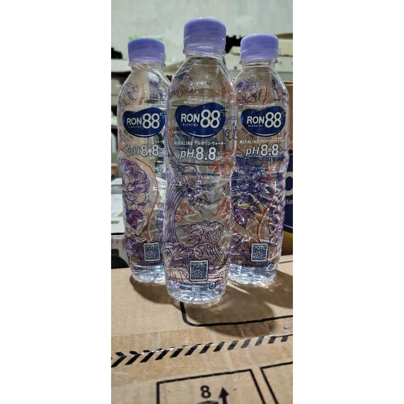 Jual Ron88 Alkaline Water 400ml pH 8.8+ (Box isi 24 Botol) | Shopee ...