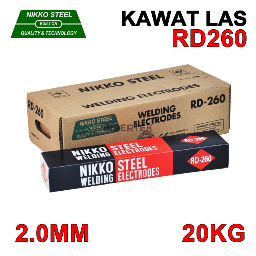 Jual Kawat Las RD260 2mm NIKKO STEEL Elektroda RD 260 2 mm Welding ...
