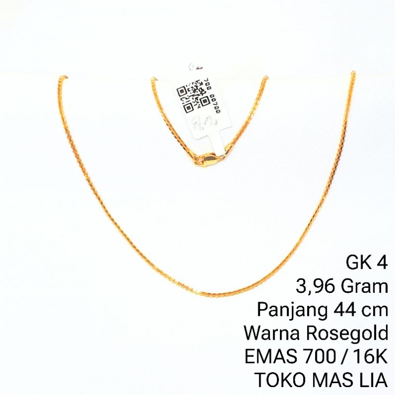 Jual Kalung EMAS Asli Kadar 700 16K TOKO MAS LIA GOLD BEKASI