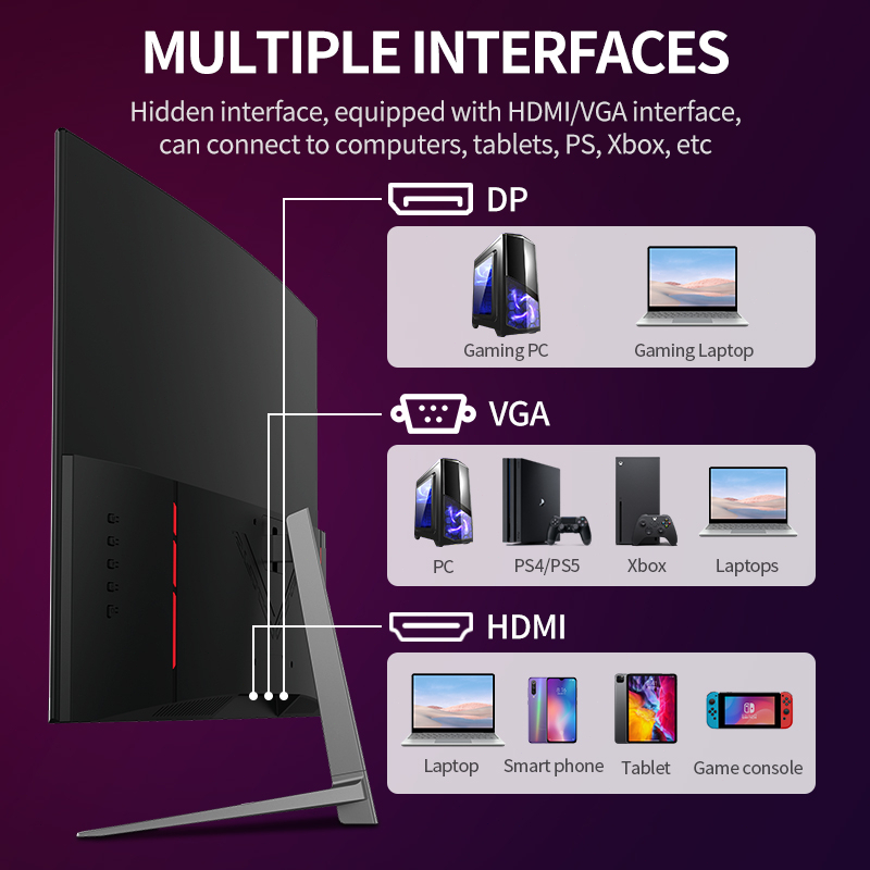 Jual Monitor PC Monitor Game Curved Monitor 24 Inch Layar Game Curved ...
