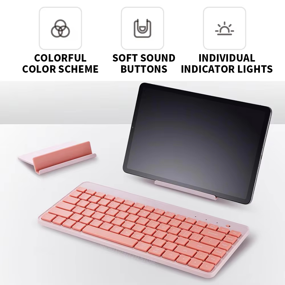 Jual Xiaomi Portable Dual Mode Mi Keyboard Silent 2.4G Bluetooth ...