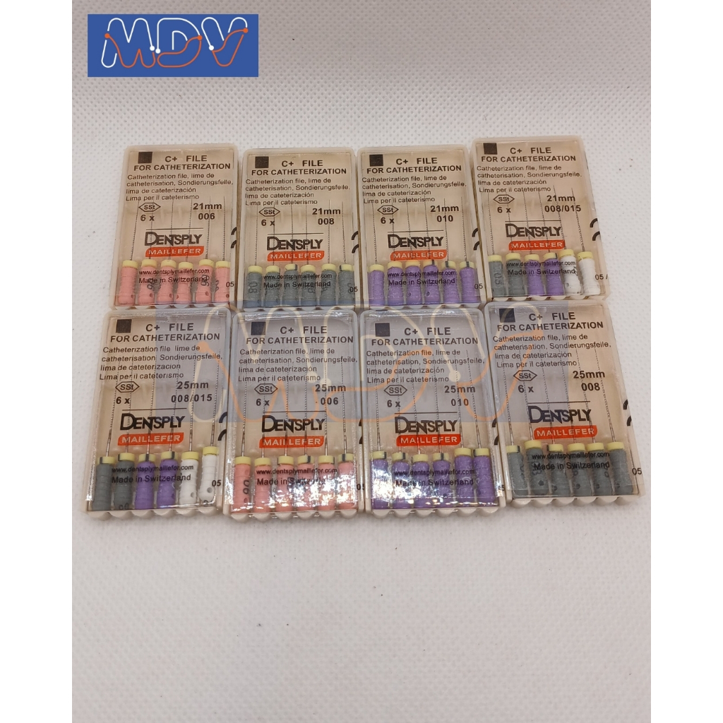 Jual DENTSPLY C+ FILE NO 08 10 15 21MM 25MM UNTUK KALSIFIKASI SEPERTI ...
