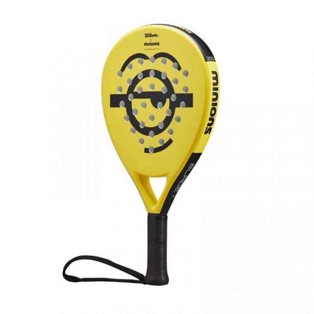 Jual WILSON MINION FACE JUNIOR YELLOW Round Kids Control Padel Racket ...