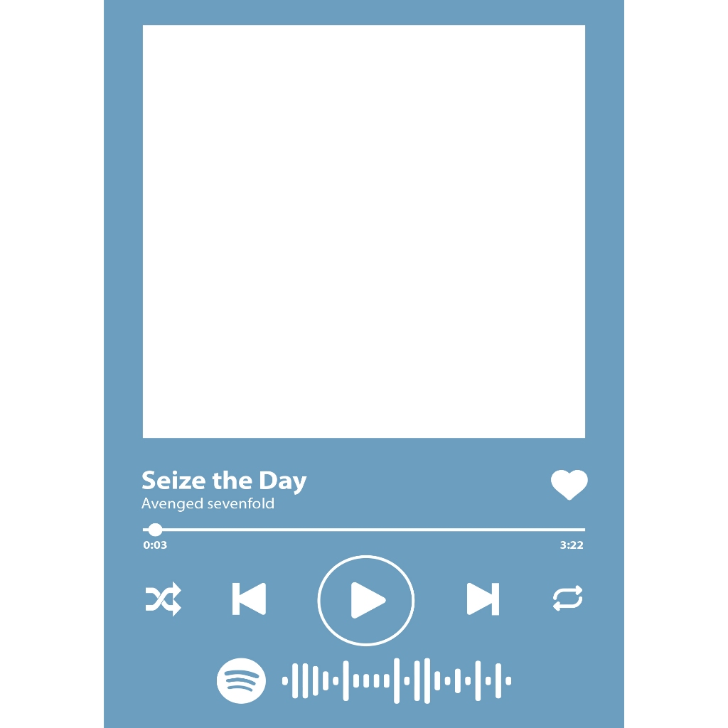 Jual Custom Foto Lagu Spotify Frame bingkai FREE KEY CHAIN minimalis ...