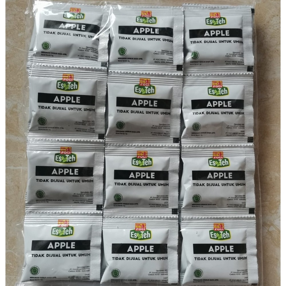 Jual serbuk rasa teh poci apel anggur jeruk mangga, RENCENG (10sach ...