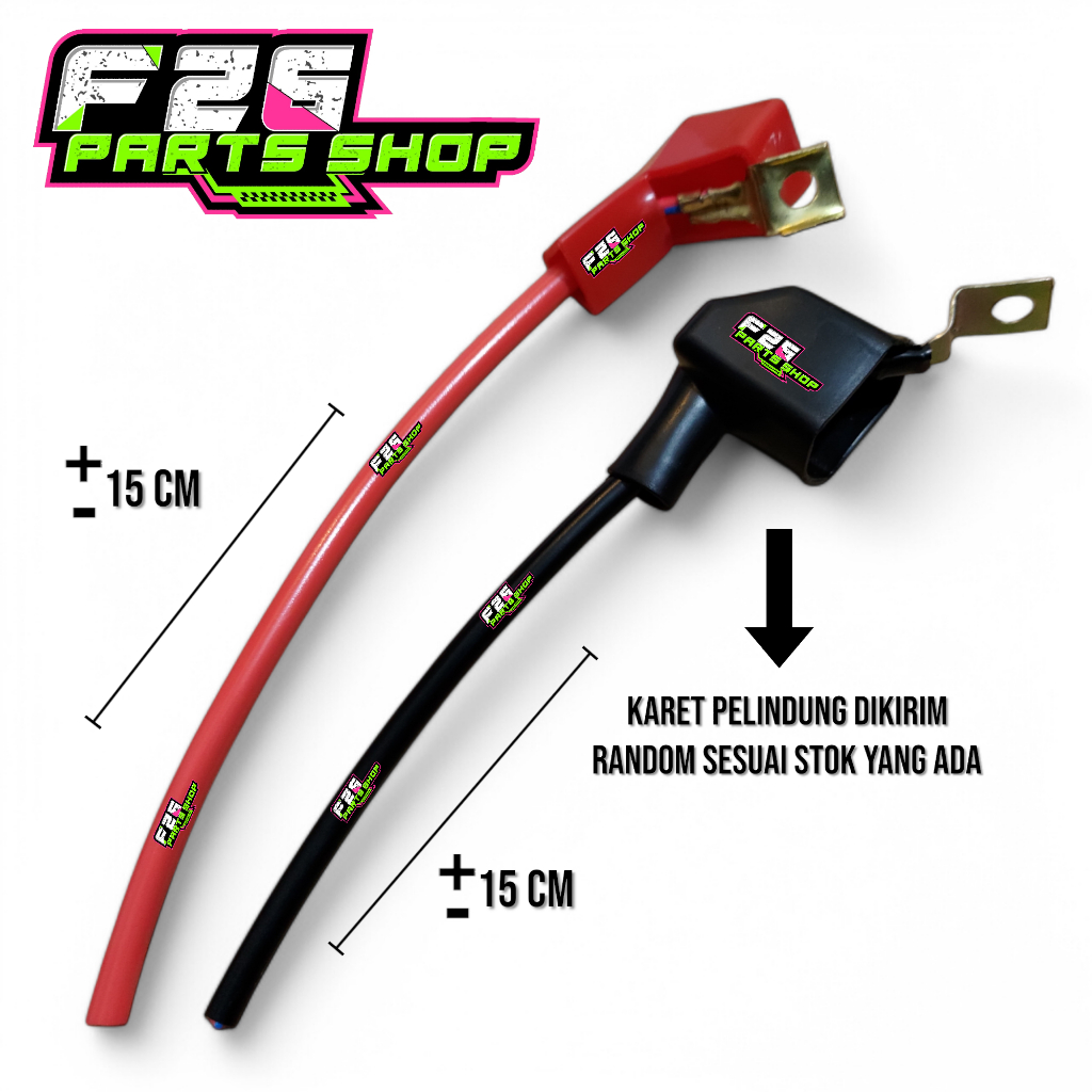 Jual Kabel Aki Positif Negatif Set Semua Motor Universal Kabel Accu ...