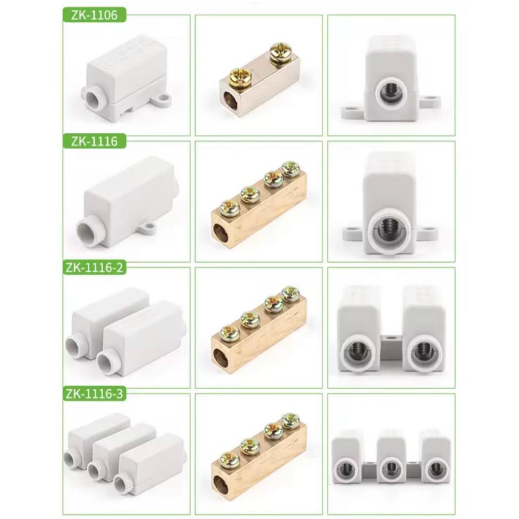 Jual Terminal Block ZK-1116-3 / EX-1116-3 High Power Splitter 1000V ...