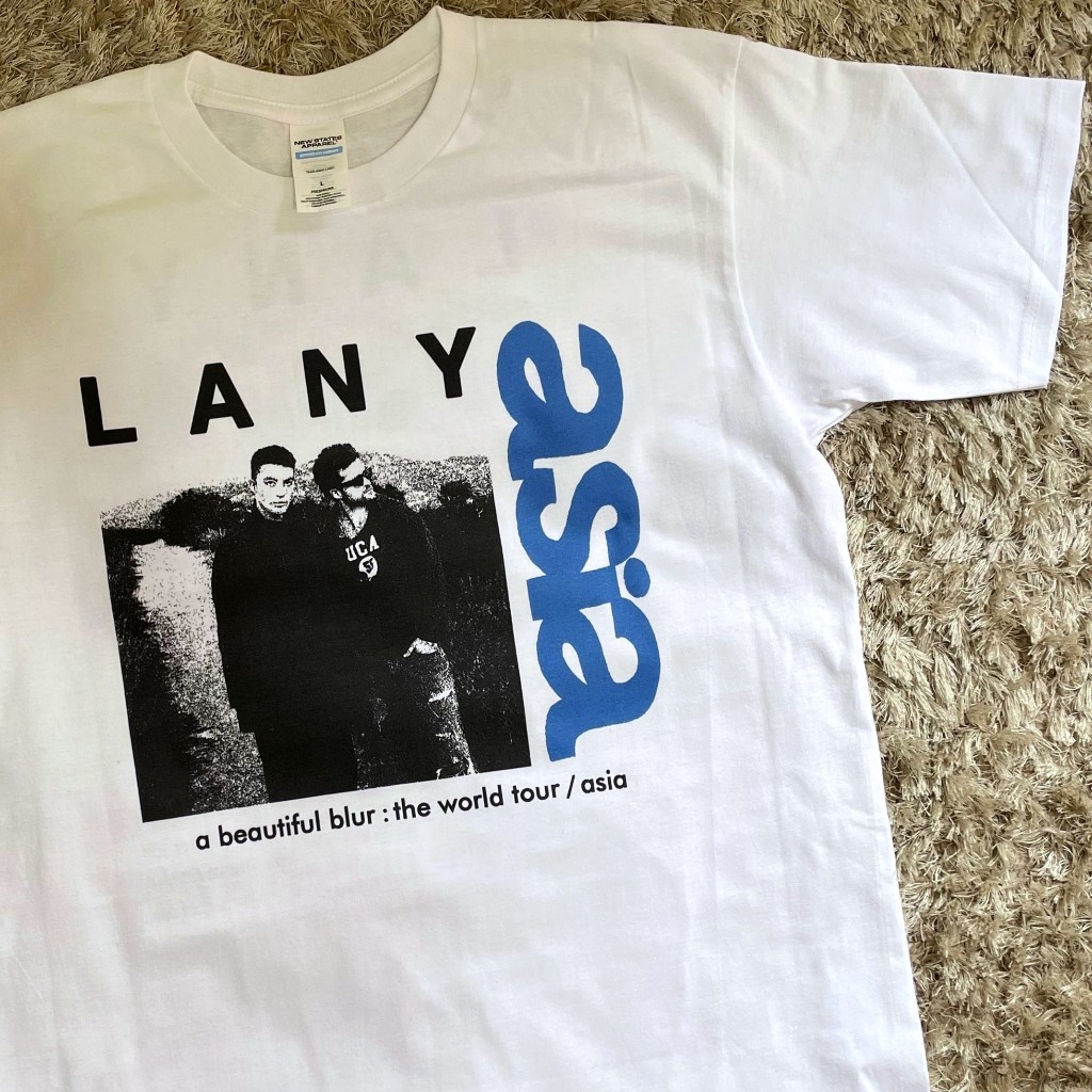 Jual LANY - A BEAUTIFUL BLUR ASIA TOUR T-SHIRT (FRONT & BACK