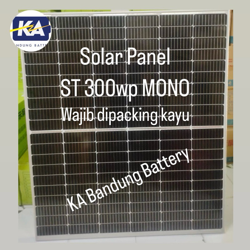 Jual PROMO solar panel tenaga surya ST 24v 24 v 300wp 300 wp mono ...