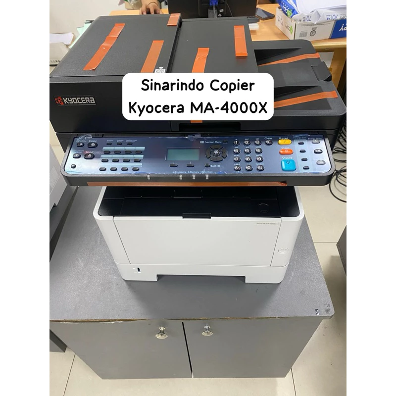 Kyocera ma4000x + extra tk1275 & packing kayu