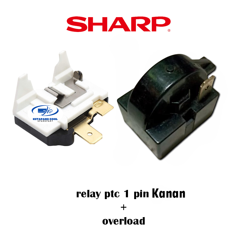 Jual SHARP Relay dan Overload 1 Pin Kanan Kulkas 1 Pintu | Shopee Indonesia