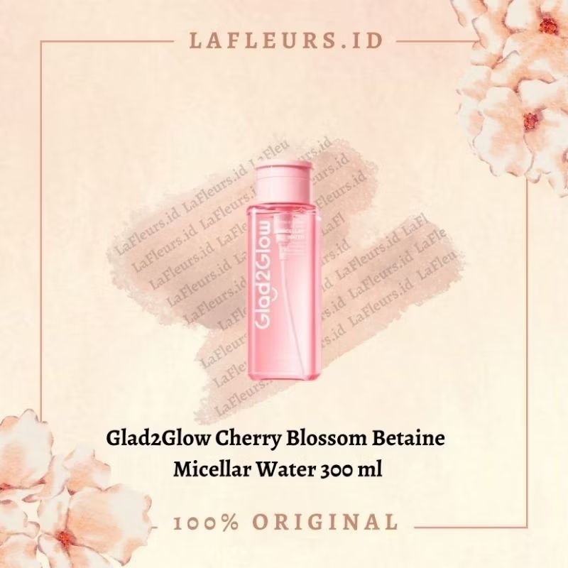 Jual GTOG / GTWOG / G2G / 0Glad2Glow CHERRY BLOSSOM Betaine Micellar ...