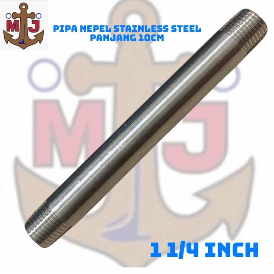 Jual Pipe Nipple Pipa Neple stainless steel 304 1 1/4