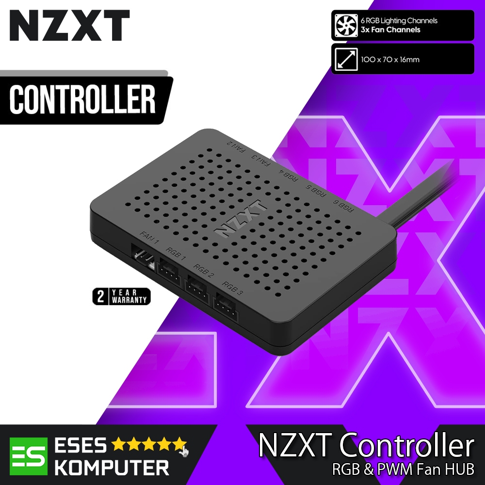 Jual NZXT RGB & Fan Controller 2 PWM FAN HUB AC-CRFR0-B1 | Shopee Indonesia