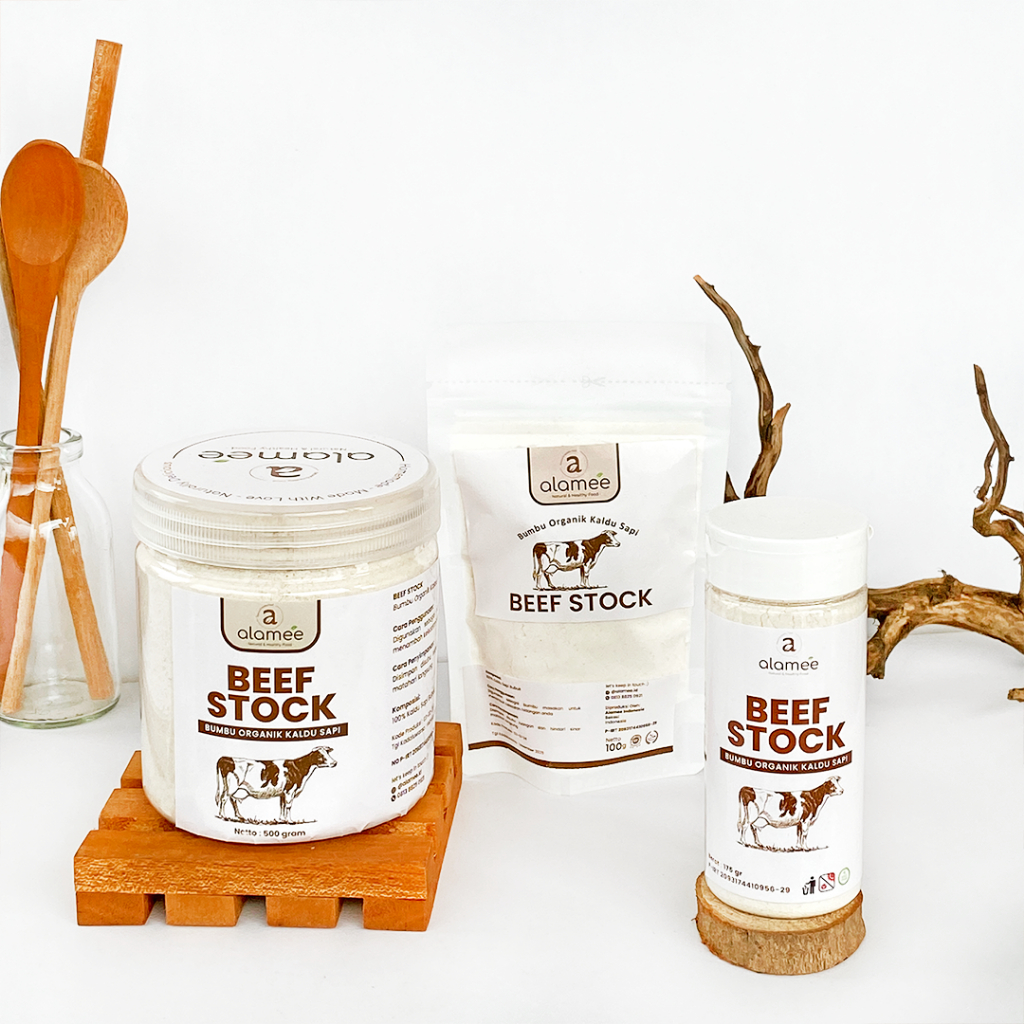 Jual ALAMEE Kaldu Sapi NON MSG Bubuk Penyedap Rasa Beef Stock Powder ...