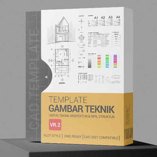 Template Standar Gambar Teknik Arsitektur dan Sipil Struktur V.2.0