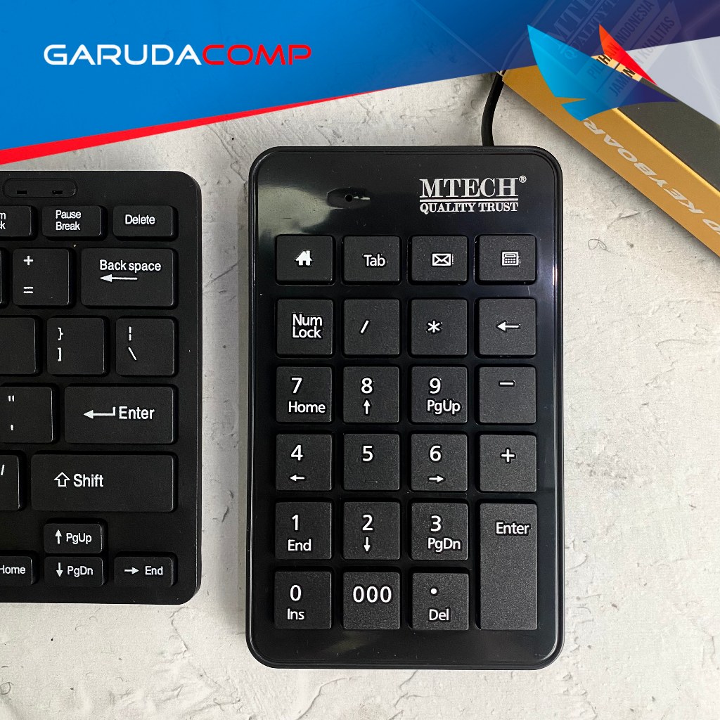 Jual M-TECH Keyboard USB Numeric Keypad Angka Slim Multimedia | Shopee ...