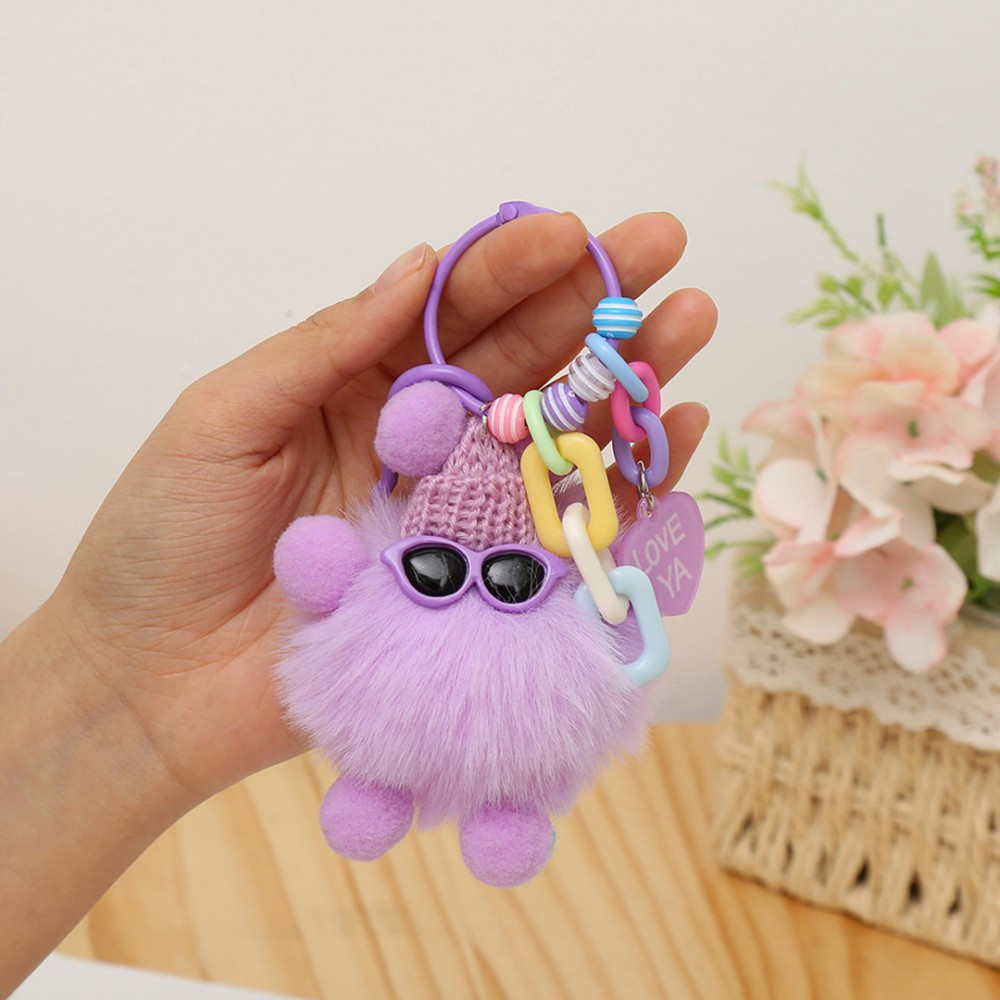 Gantungan Kunci Hiasan Tas Boneka Cute Coal Balls / Gantungan Hp Lucu Strap  Phone Aesthetic Keychains Lanyard Multifungsi Stockami C1248