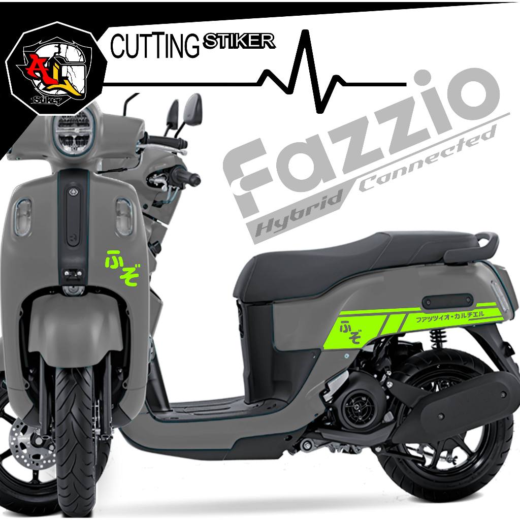 Jual Cutting Sticker/Striping Motor Fazzio/546 A/Stiker Motor, Seped ...