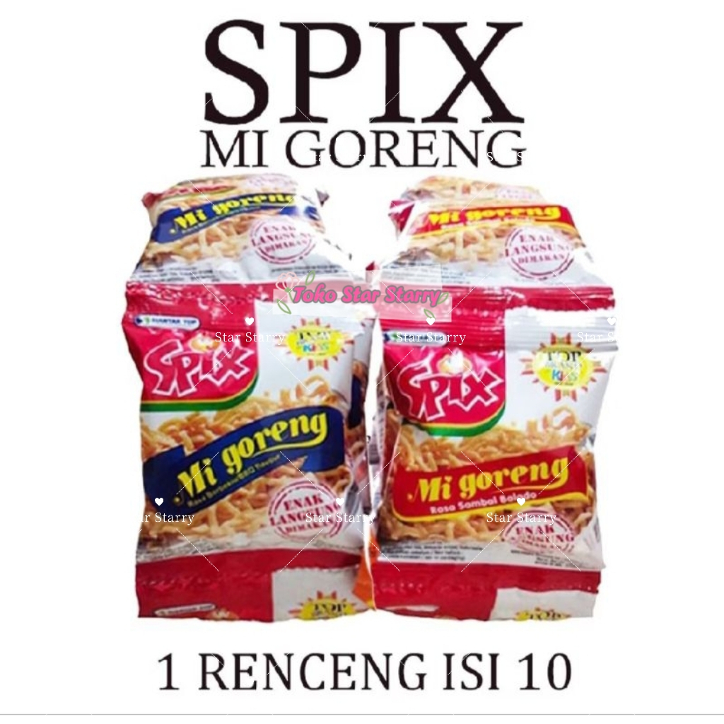 Jual [Per Renteng] SPIX MIE GORENG RENCENG | MIE GORENG SPIX RASA ...