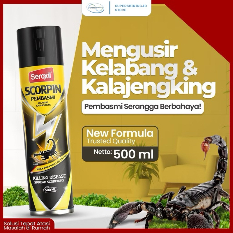 Jual Semprotan Racun Pembasmi Kalajengking, Kelabang dan Luwing 450ml ...