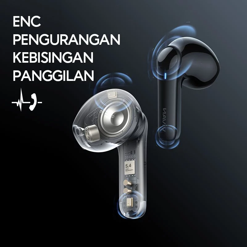 VIVAN Life P1 2in1 TWS & Mini Powerbank 2000mAh Power Bass ENC BT 5.4 LED Display Garansi 12 Bulan