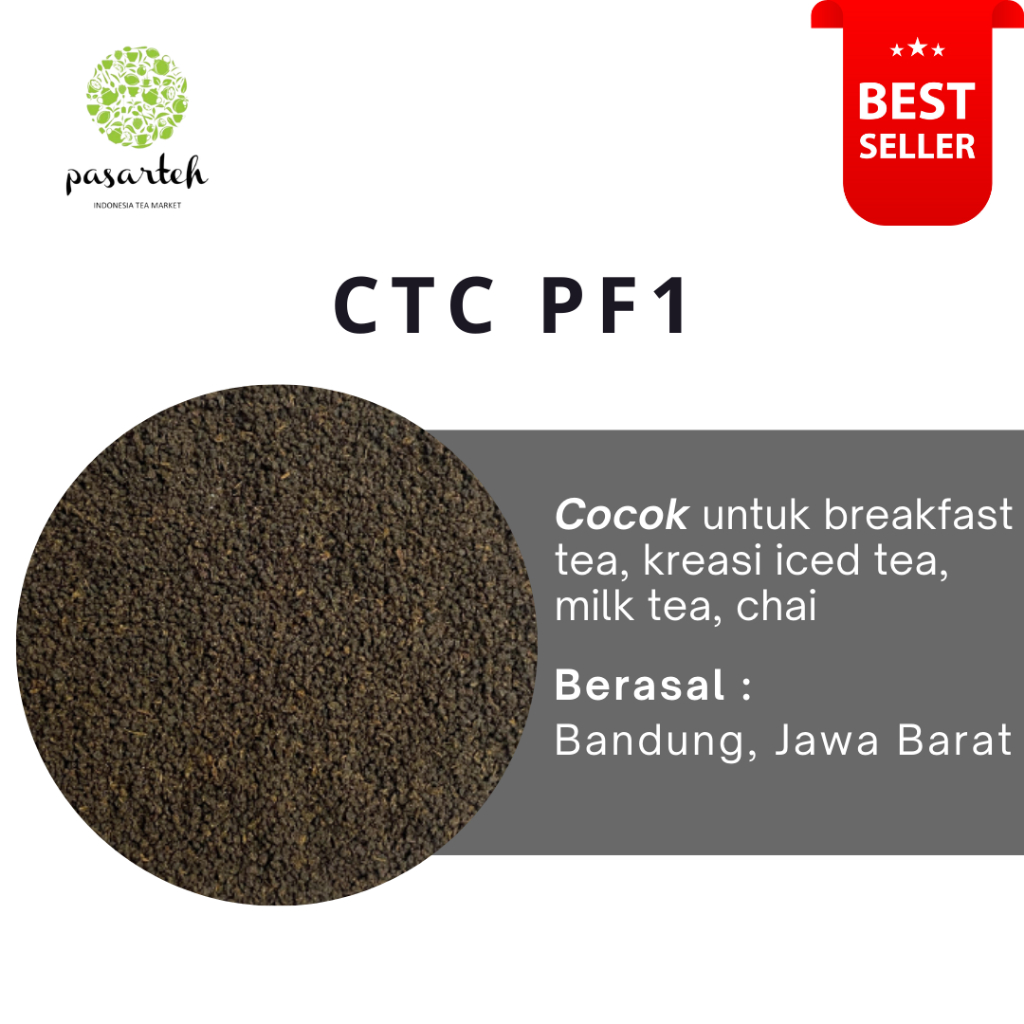 Jual [ pasar teh ] Teh Hitam CTC PF1 | Black Tea CTC PF 1 I Teh ...