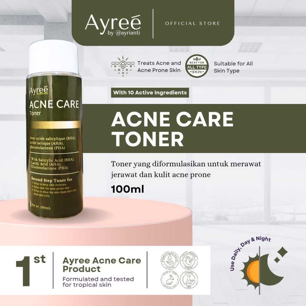 Jual Ayree Acne Care Toner 100ml | Shopee Indonesia