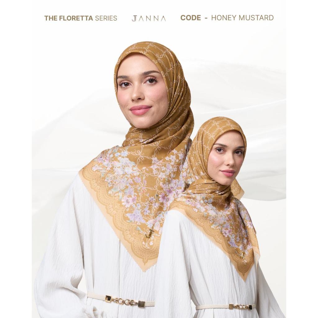 JANNA The Floretta Series (Premium Signature Printing Scarf)
