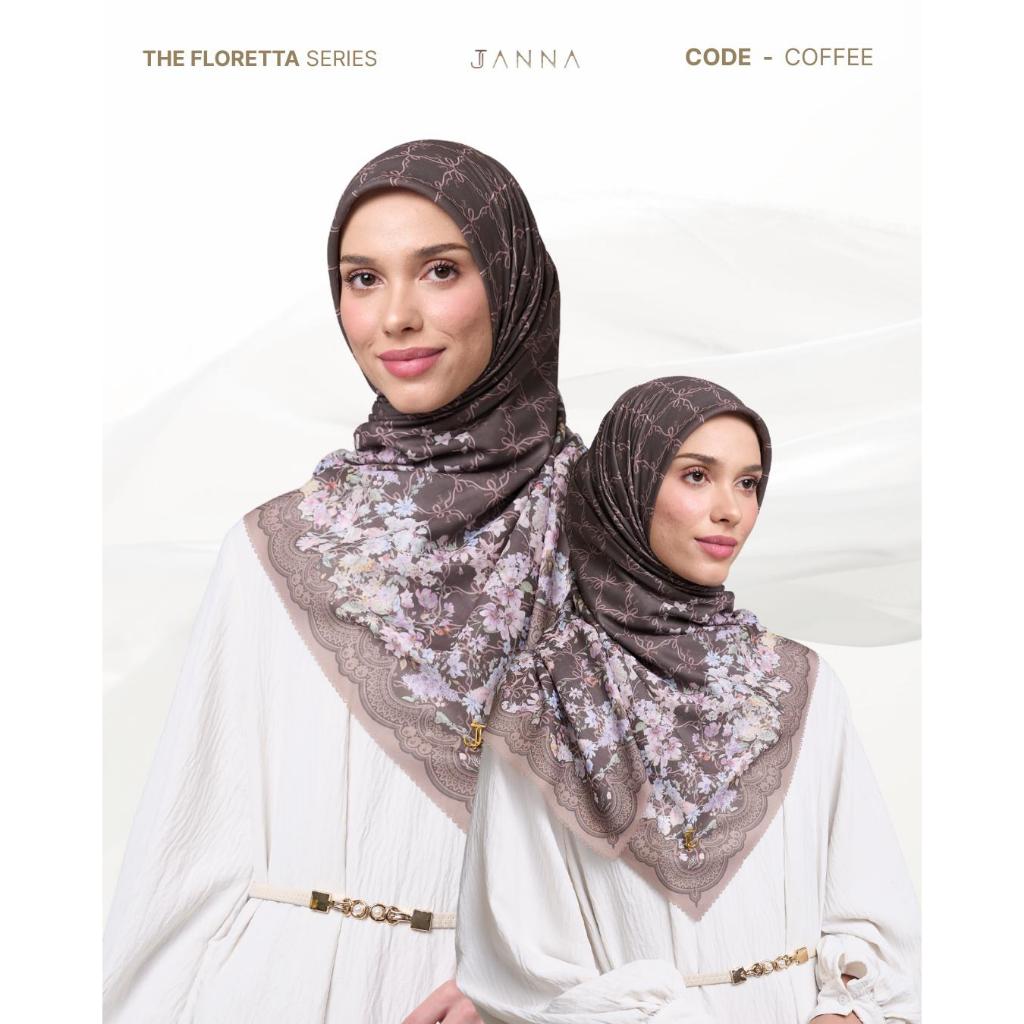 JANNA The Floretta Series (Premium Signature Printing Scarf)