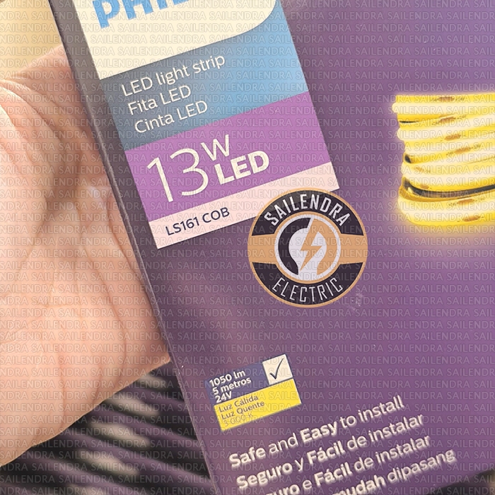 Jual PHILIPS LED strip fleksibel 5meter LS161 COB - 5m Cove Light 13W ...