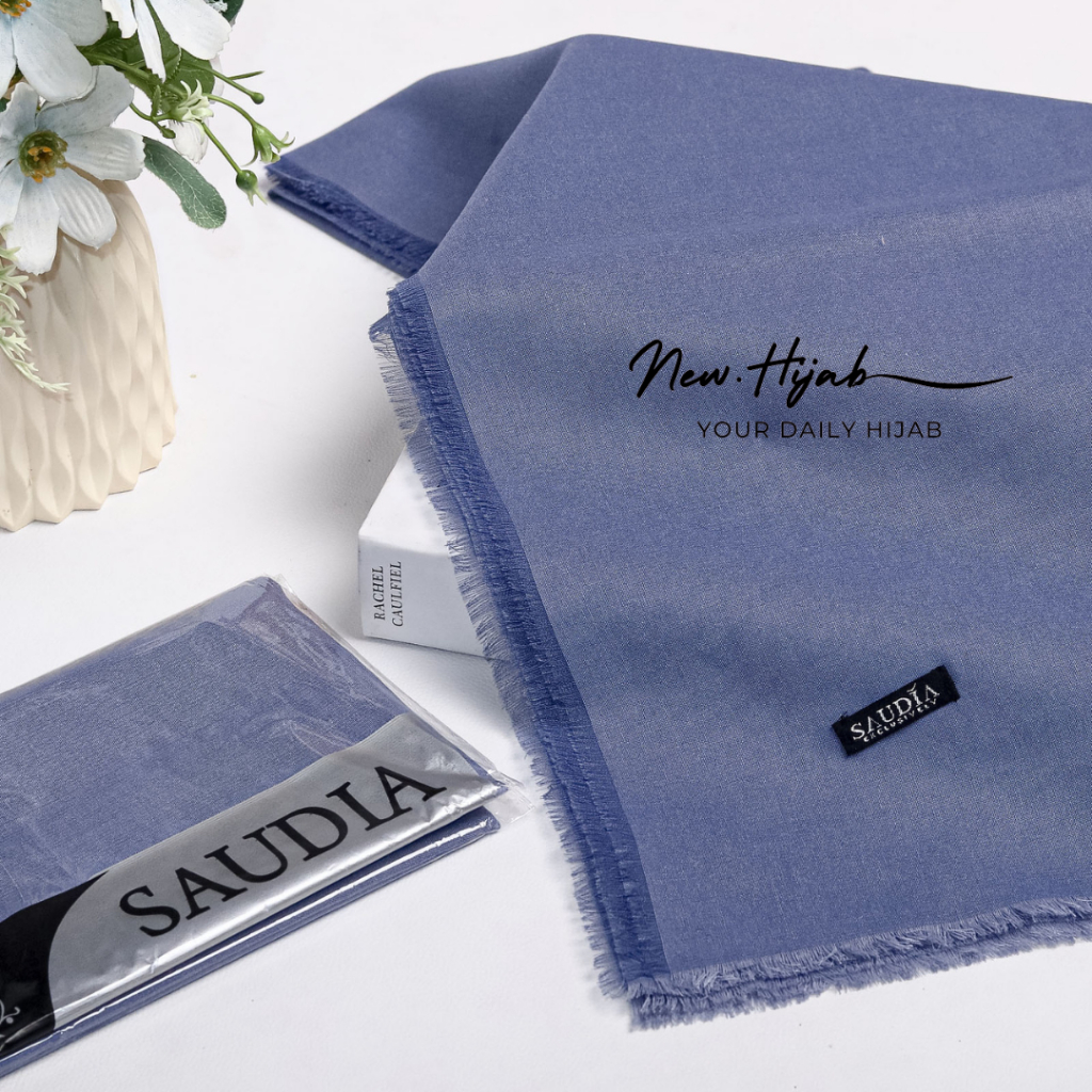 Jilbab Rawis | Hijab Segiempat Rawis Polos | Kerudung Sekolah Polos Rawis Terbaru